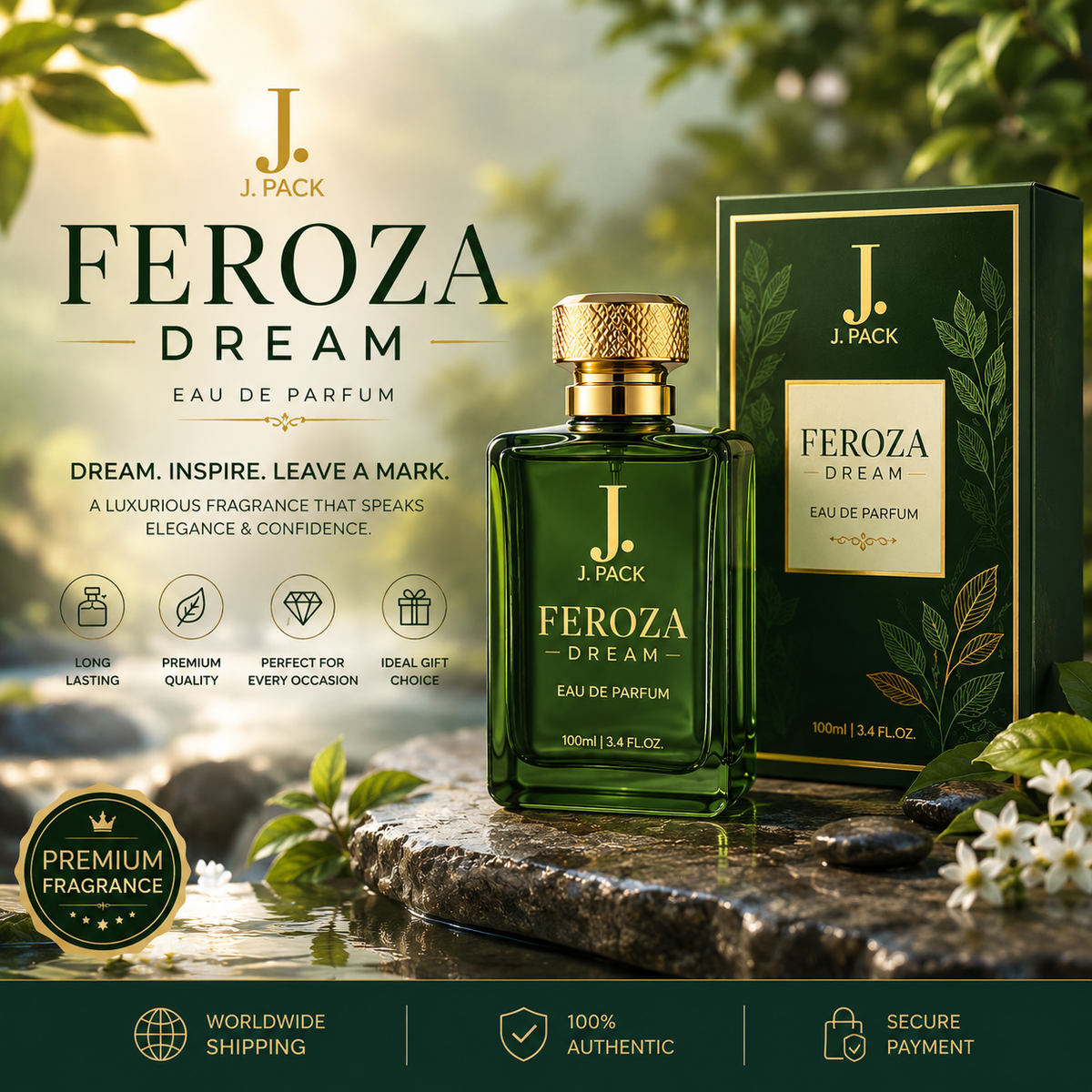 Feroza Dream EDP – A Premium Fragrance for Every Occasion